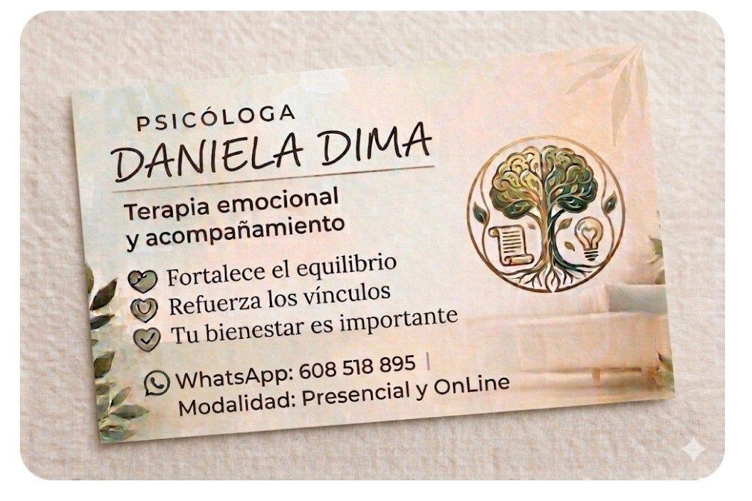 Os comparto mi tarjeta de visita!